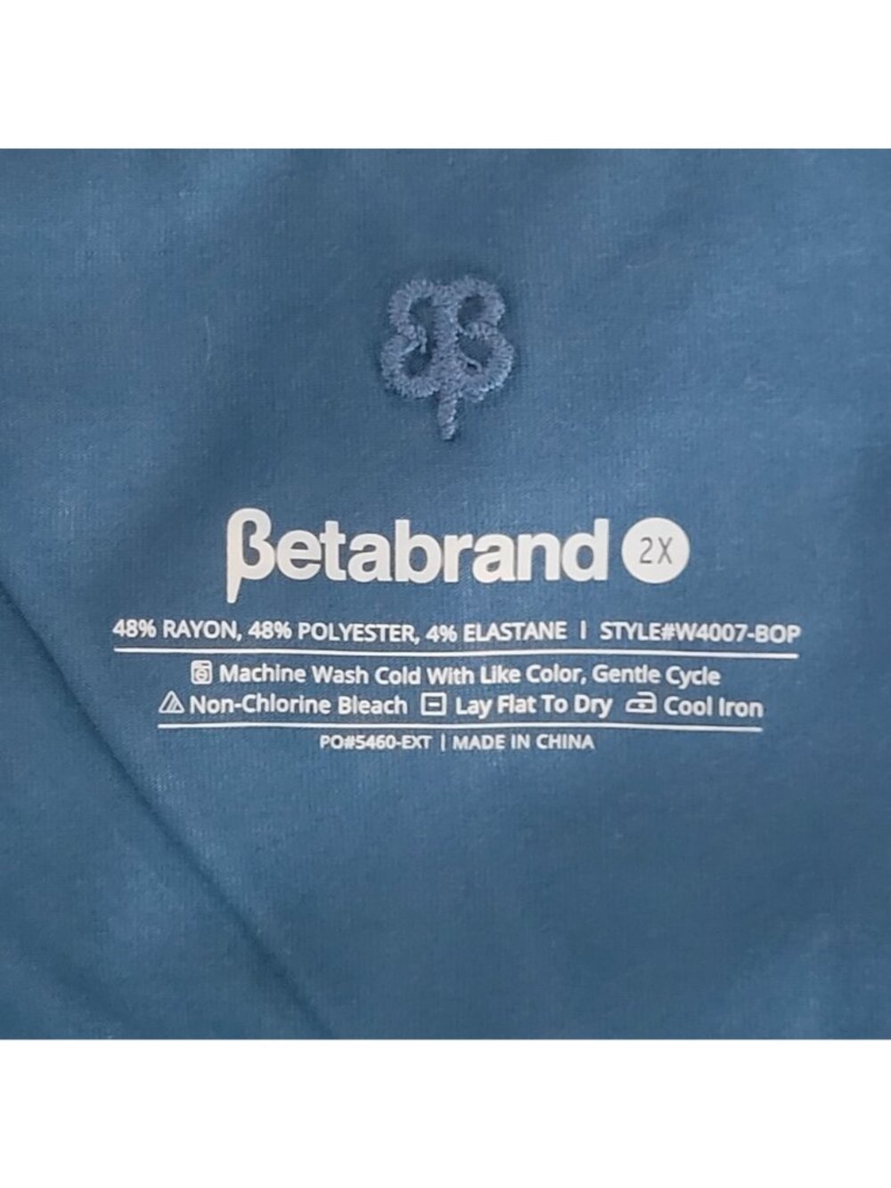 Betabrand Faux Wrap Dress Womens Size 2X Blue Pockets NWT - Picture 3 of 6